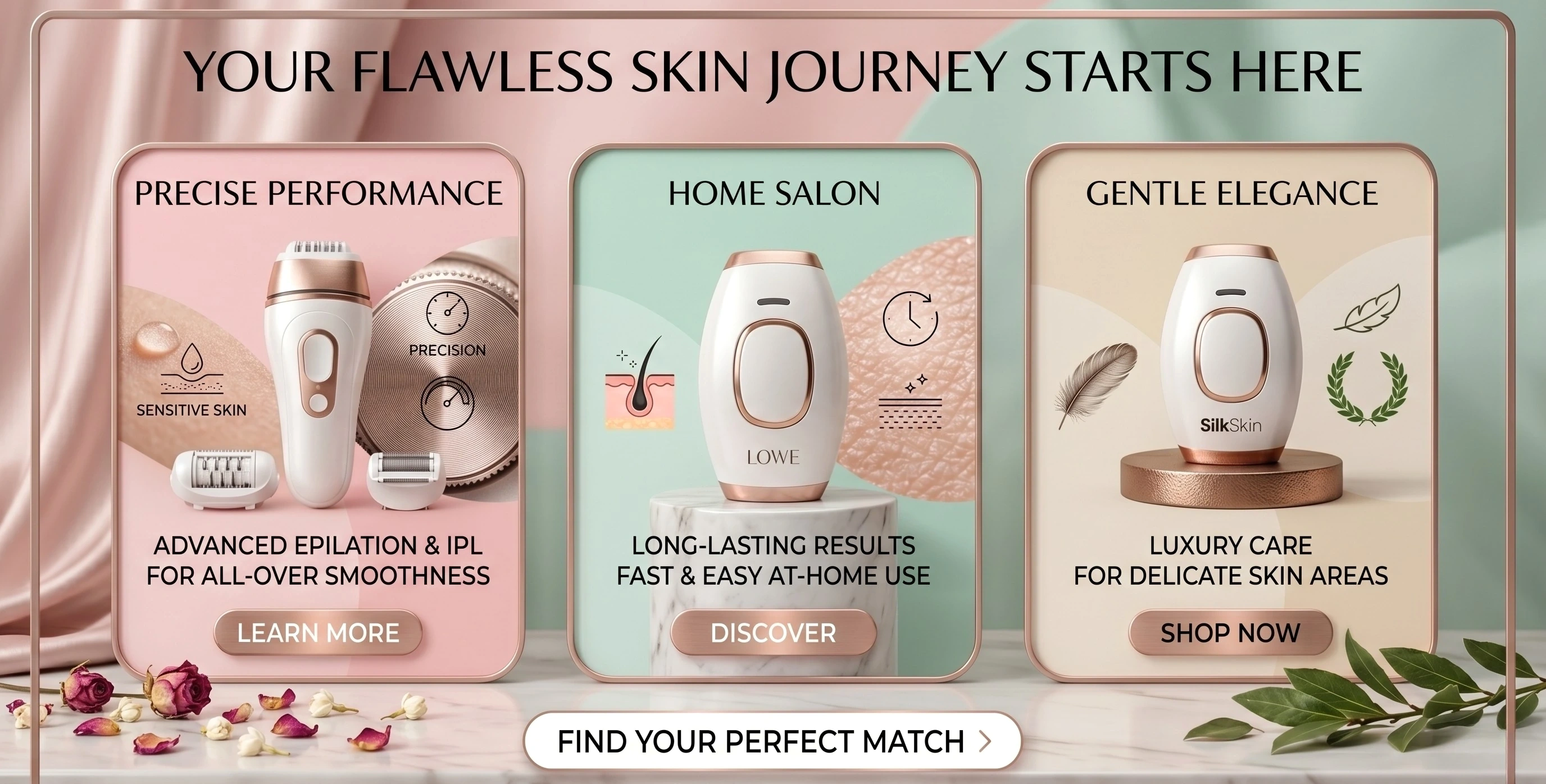 At-home IPL hair removal devices