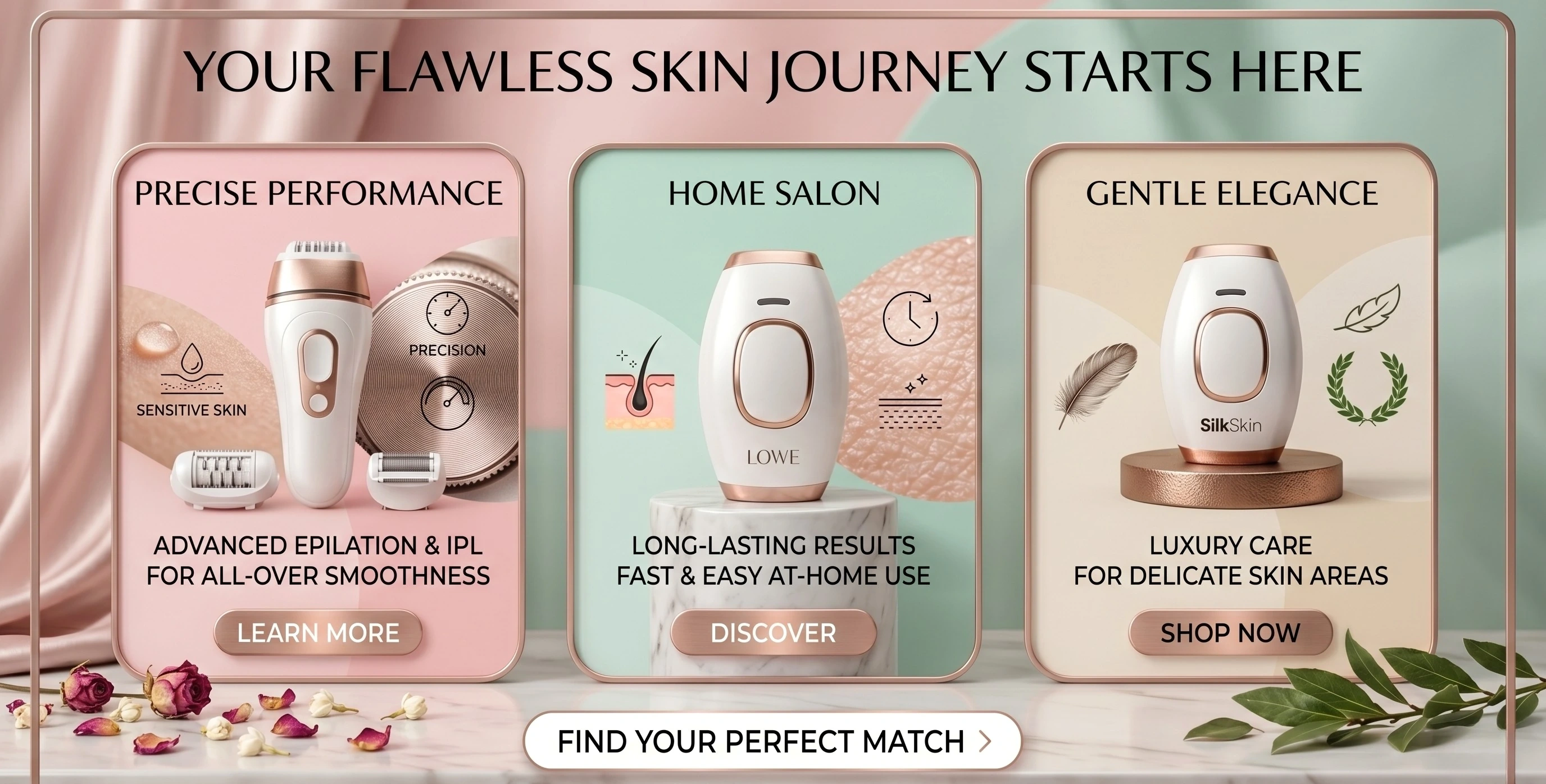 At-home IPL hair removal devices